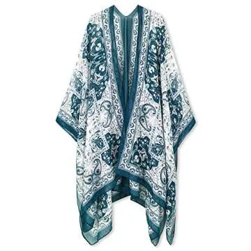 Moss Rose Women Summer Bikini Kimono Bathing Suit Cover Up