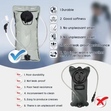 Leak Proof Hydration Bladder for Hiking & Adventure
