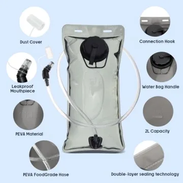Leak Proof Hydration Bladder for Hiking & Adventure