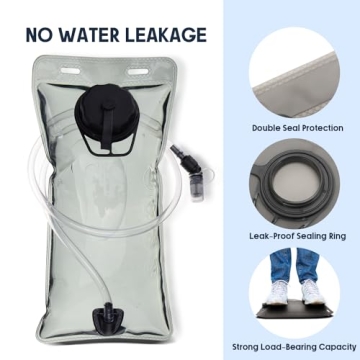 Leak Proof Hydration Bladder for Hiking & Adventure