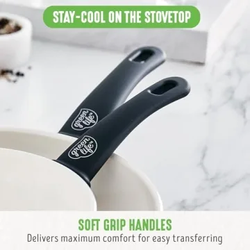 GreenLife Soft Grip 16 Piece Cookware Set Non-Toxic Ceramic Nonstick