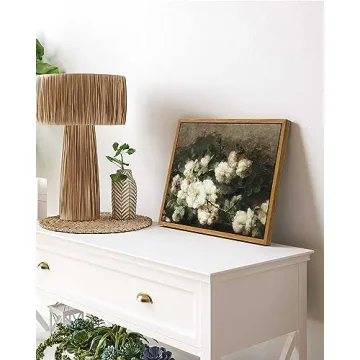 VIYYIEA Vintage Canvas Wall Art Set - Floral Elegance