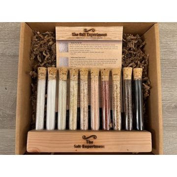 Gourmet Salt Gift Set - 10 Natural Salts for Culinary Delights!
