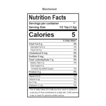 DAK's Spices Blackened Mouth Watering Seasoning Blend | 100% Salt Free | Premium & Healthy Seasoning | MSG Free, Preservative Free, Potassium Chloride Free | Low Carb & Keto Friendly | Perfect for Clean Eating & Adding Flavor to Recipes | 1.5 oz