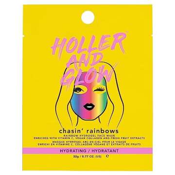 Holler and Glow Chasin' Rainbows 6-Piece Face Mask Set (Worth Value $23.94)