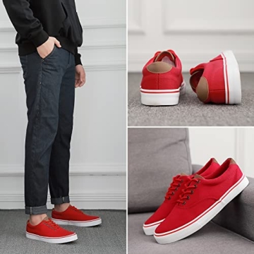 Yageyan Men Canvas Low Cut Sneakers for Stylish Comfort