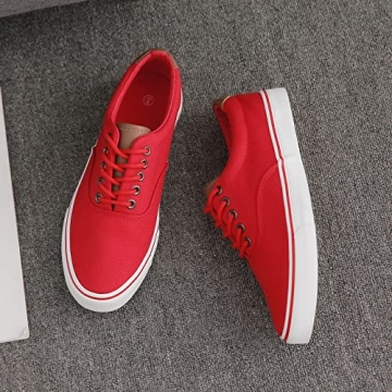 Yageyan Men Canvas Low Cut Sneakers for Stylish Comfort