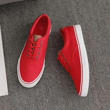 Yageyan Men Canvas Low Cut Sneakers for Stylish Comfort