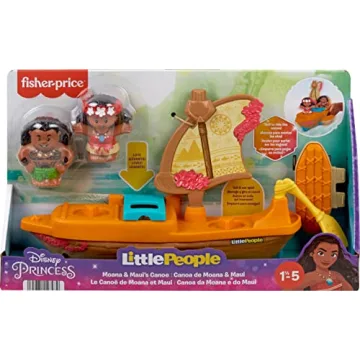 Fisher-Price Little People Moana & Maui Sailboat Toy