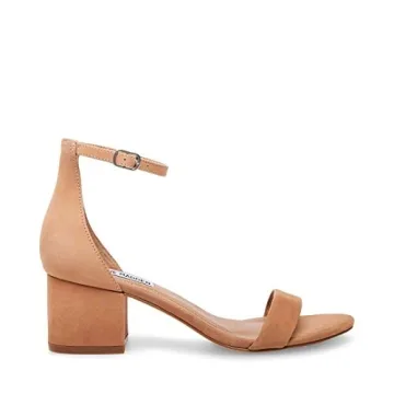Steve Madden Irenee Tan Nubuck Dress Sandal Comfortable Heels