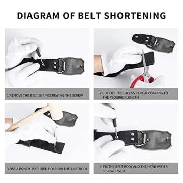 Moolecole Skull Head Leather Belt for Stylish Men