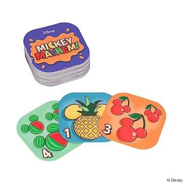 Ridley's Games: Mickey Mayhem|The Fast-Paced Fruit Matching Card Game|Great for Family Game Night|2+...
