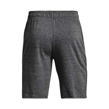 Under Armour mens Rival Terry Shorts , Pitch Gray Full Heather (012)/Onyx White , XX-Large