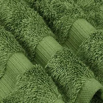 Chakir Turkish Linens | Hotel & Spa Quality 100% Cotton Premium Turkish Towels | Soft & Absorbent (8-Piece Towel Sets, Moss)