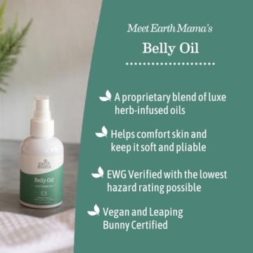 Earth Mama Belly Oil for Stretch Marks and Hydration