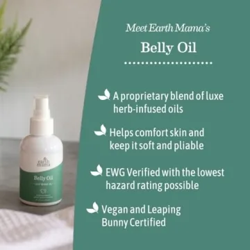 Earth Mama Belly Oil for Stretch Marks and Hydration