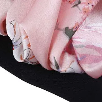 Satin Silk Bonnet Sleep Cap - Printing Soft Extra Large Wide Band S Women Night Hat For Long Curly Natural Hair Cap Salon Silk Scarf Chemo Patient Slouch Slouchy, Christmas Santa Day Gifts For Women