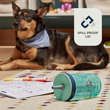 Contigo Paw Patrol Spill-Proof Kids Tumbler with Straw | BPA-Free Plastic Water Bottle | 14oz, 2-Pack for Home, School, Travel