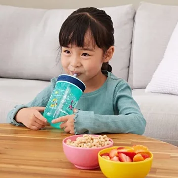 Contigo Paw Patrol Spill-Proof Kids Tumbler with Straw | BPA-Free Plastic Water Bottle | 14oz, 2-Pack for Home, School, Travel