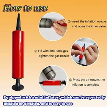 Smilixin 13 Pieces Inflatable Light Saber Party Swords