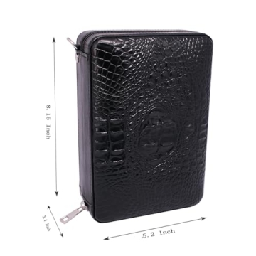 TOIKA Elegant Cigar Humidor with Cutter and Lighter Set