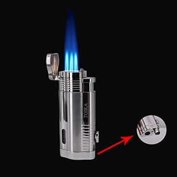 TOIKA Elegant Cigar Humidor with Cutter and Lighter Set