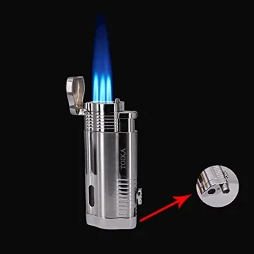 TOIKA Elegant Cigar Humidor with Cutter and Lighter Set