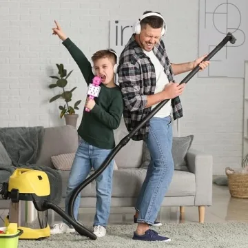 IJO Bluetooth Karaoke Microphone for Kids 3-10