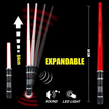 Light Up 3 Pack Swords with FX Sound for Kids Fun