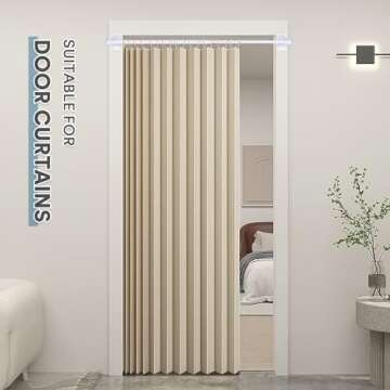 H.VERSAILTEX 2 PACK Magnetic Curtain Rods for Metal Doors Top and Bottom Multi-Use Adjustable Appliances for Iron and Steel Place, Petite Ball Ends, 16 to 28 Inch, 1/2 Inch Diameter, White