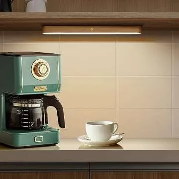 HBGFHG Led 360° Rotatable Magnetic Light Battery Operated Vanity Wall Lights USB Rechargeable Dimmable Led Night Light for Reading Light, Makeup Light and Household Lighting (Brown 2PCS)