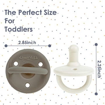 Sweet Child Pacifiers Set of 6 for Newborns 0-18 Months