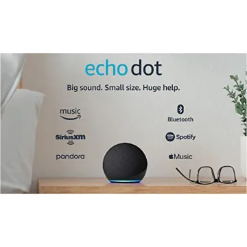 Echo Dot 4th Gen Smart Speaker with Alexa in Charcoal