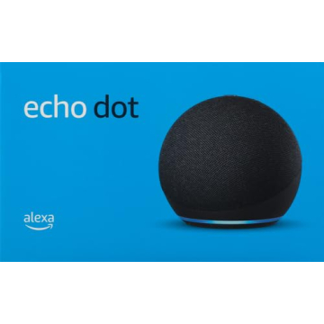 Echo Dot 4th Gen Smart Speaker with Alexa in Charcoal