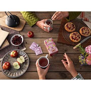 Pukka Organic Tea Bags, Womankind Herbal Tea with Shatavari, Cranberry & Rose Flower, Perfect for Balanced Harmony, 20 Count (Pack of 3) 60 Tea Bags, PP-GRCE31048