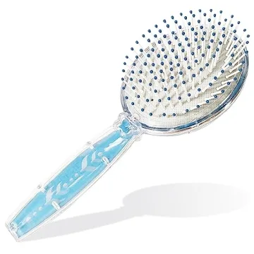 Frozen II Girls Snowflake Confetti Hair Brush for Kids