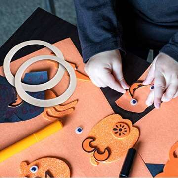 QUACOWW 3 Roll Wide Clear Floral Tape,1/4 Inch Waterproof Florist Tape Flower Stem Wrap Tape for Flower Arranging Craft, Bouquet Stem Wrapping (33 Yard/Roll)