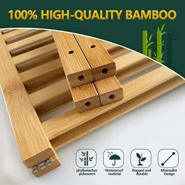 Z&L HOUSE 5-Tier Shoe Rack for Closet, Stackable Shoes Rack Organizer Free Standing Shoe Shelf for Entryway and Closet Hallway, Multifunctional Bamboo Rack in Different Combinations (5-Tier)