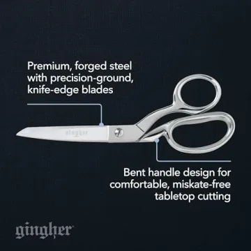 Gingher 8" Stainless Steel Dressmaker Shears with Sheath