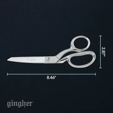 Gingher 8" Stainless Steel Dressmaker Shears with Sheath