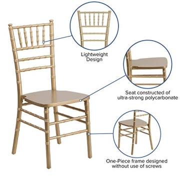 Hercules Chiavari Chair - Elegant Gold Event Seating