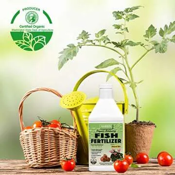 HARRIS Organic Fish Fertilizer for Vibrant Plant Growth