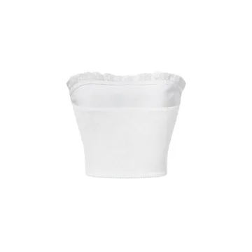 Chic Color Block Crop Bandeau for Stylish Summers