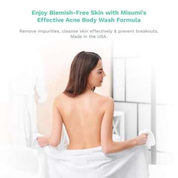 Misumi Acne Body Wash 120ml for Clear Skin & Bacne Treatment