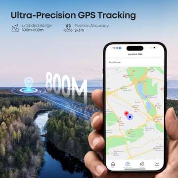 FAA Compliant Remote ID Module for Drone, 300Mins Battery Time, 13.49g Light Weight RID Module for FPV Drone, RC Aircraft and Quadcopters, Airplane GPS Tracker, Spare Parts for Drones