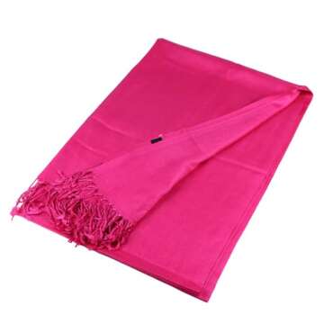 TZ Promise Women's Pashmina Shawls and Wraps for Evening Dress Soft Wedding Bridal Winter Warm Long ...