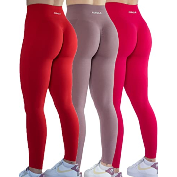 Seamless Scrunch 7/8 Legging for Tummy Control Fitness