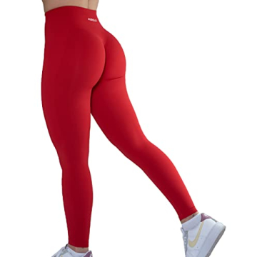Seamless Scrunch 7/8 Legging for Tummy Control Fitness