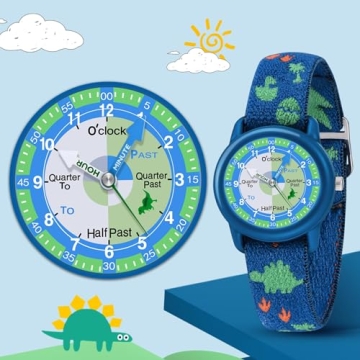Kids Watch with Elastic Strap - Fun Learning Timepiece