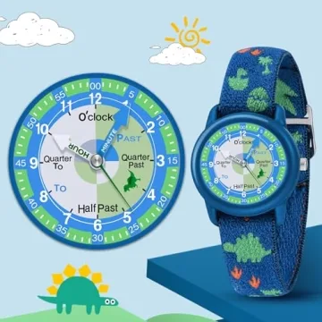 Kids Watch with Elastic Strap - Fun Learning Timepiece